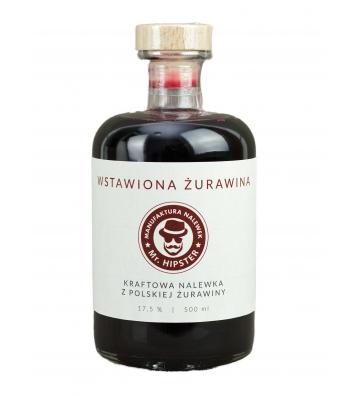 Mr. Hipster nalewka - Wstawiona żurawina 0,5L