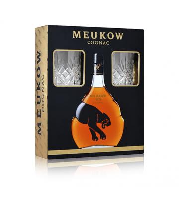 Meukow VS Gift Box with 2 glasses