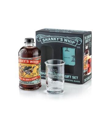 Shanky's Whip whisky liqueur + szklanka