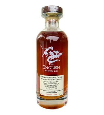 The English Whisky Co. Founders Private Cellar 7YO Sassicaia Wine Cask